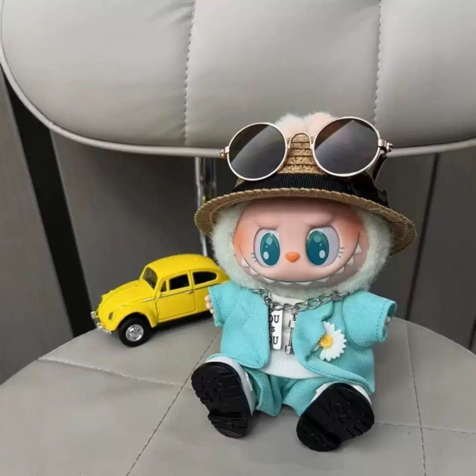 Inspired Suit Outfit for 17cm Labubu Doll wedding suit