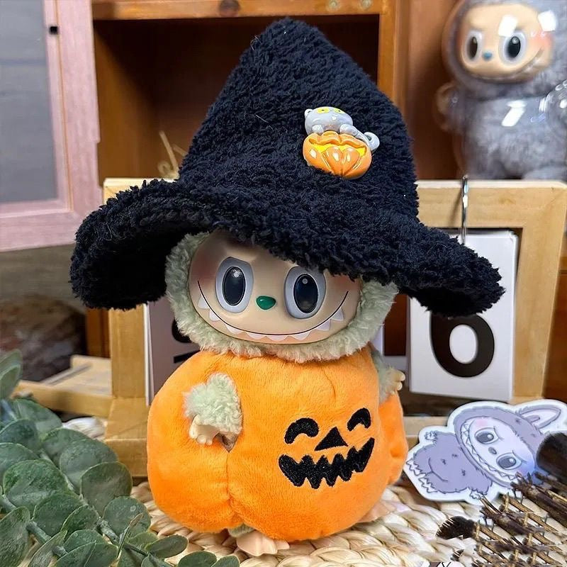 Christmas & Pumpkin Costume Set for 17cm Labubu Doll (1st & 2nd Gen) - Holiday Outfit Change Clothes