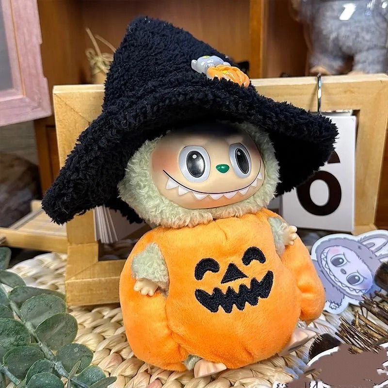 Christmas & Pumpkin Costume Set for 17cm Labubu Doll (1st & 2nd Gen) - Holiday Outfit Change Clothes