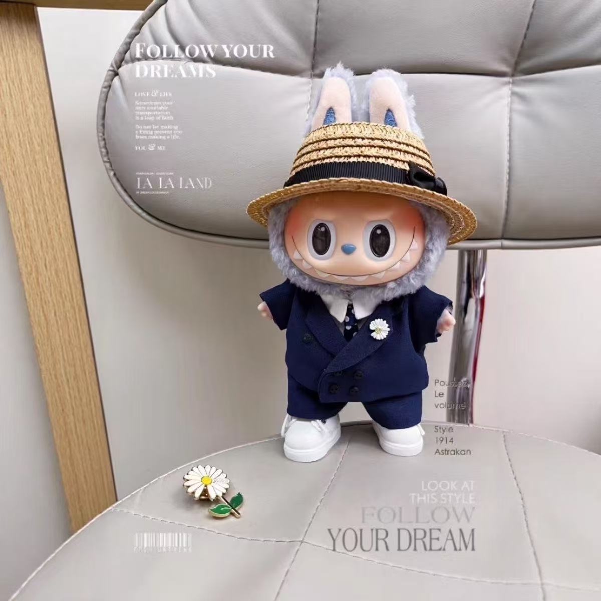 Labubu Doll Outfit Set - 17cm Handmade wedding Suit