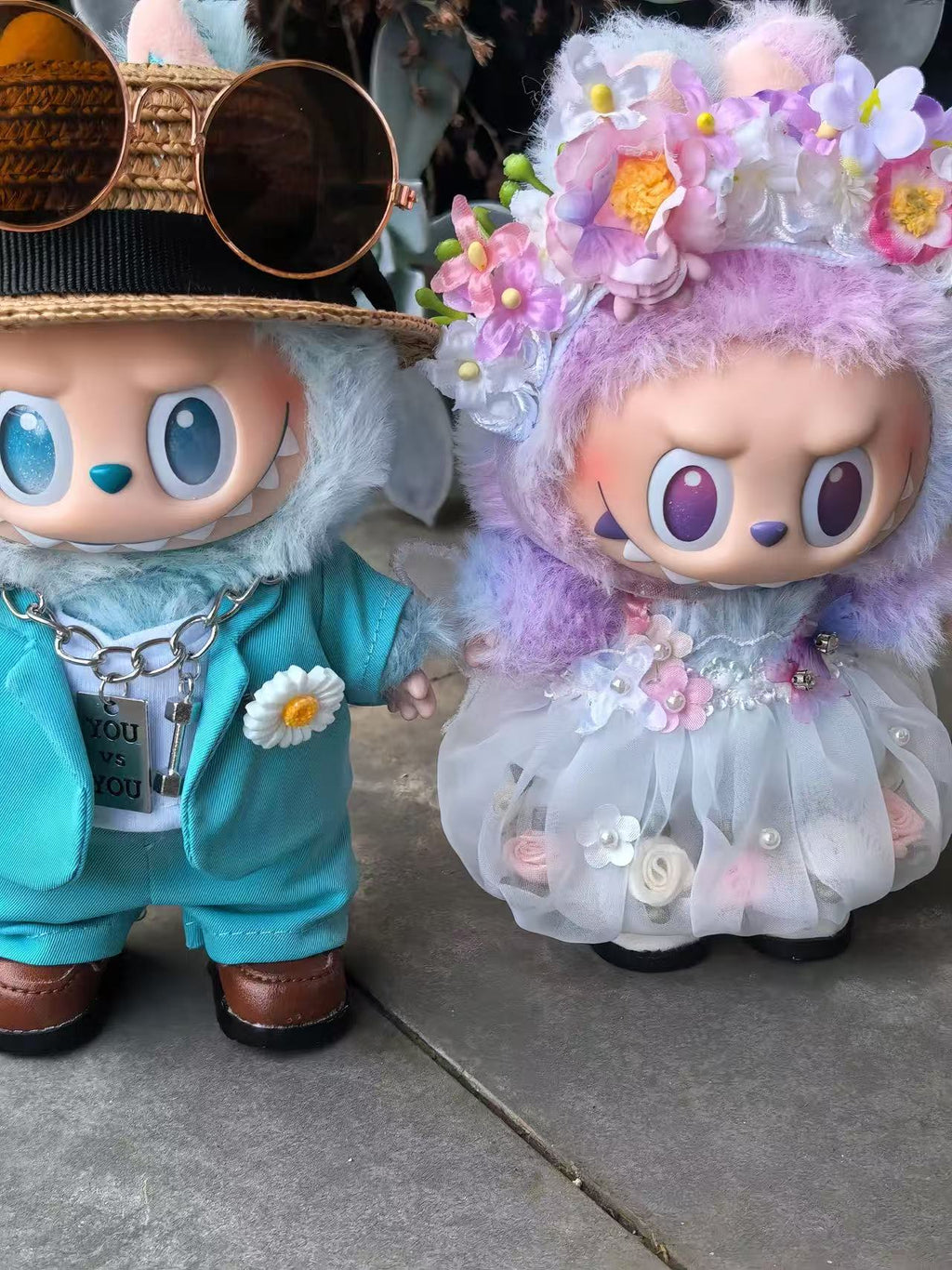 Inspired Suit Outfit for 17cm Labubu Doll wedding suit