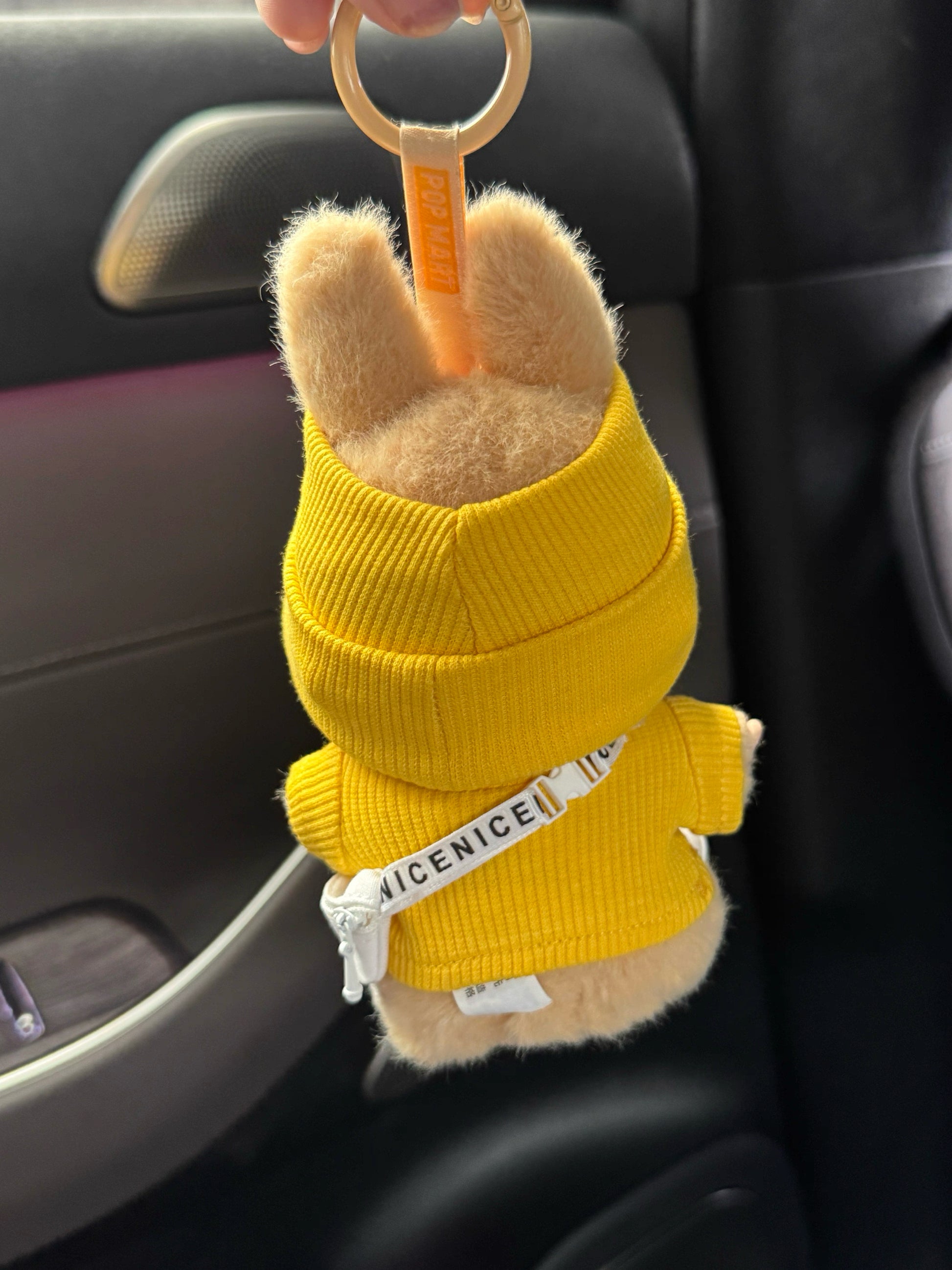 17cm Universal Labubu Doll Outfit - Heartbeat Yellow Canelé Costume Set (Fits Blythe/Pullip Dolls)