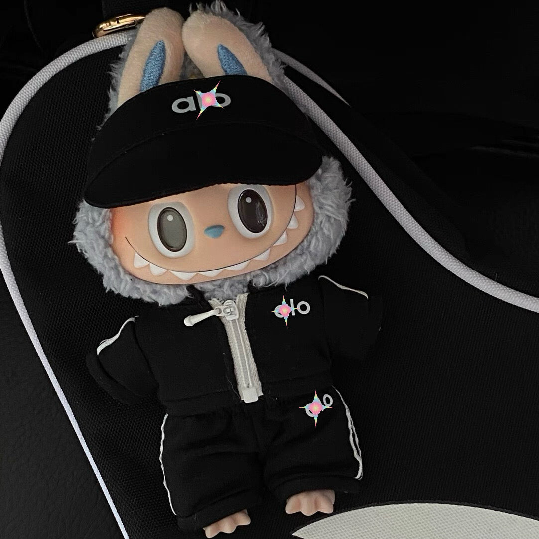 AI Sports Outfit Set for Labubu 1st/2nd/3rd Gen - Trendy Streetwear Doll Clothes (Fits Pullip/Blythe)