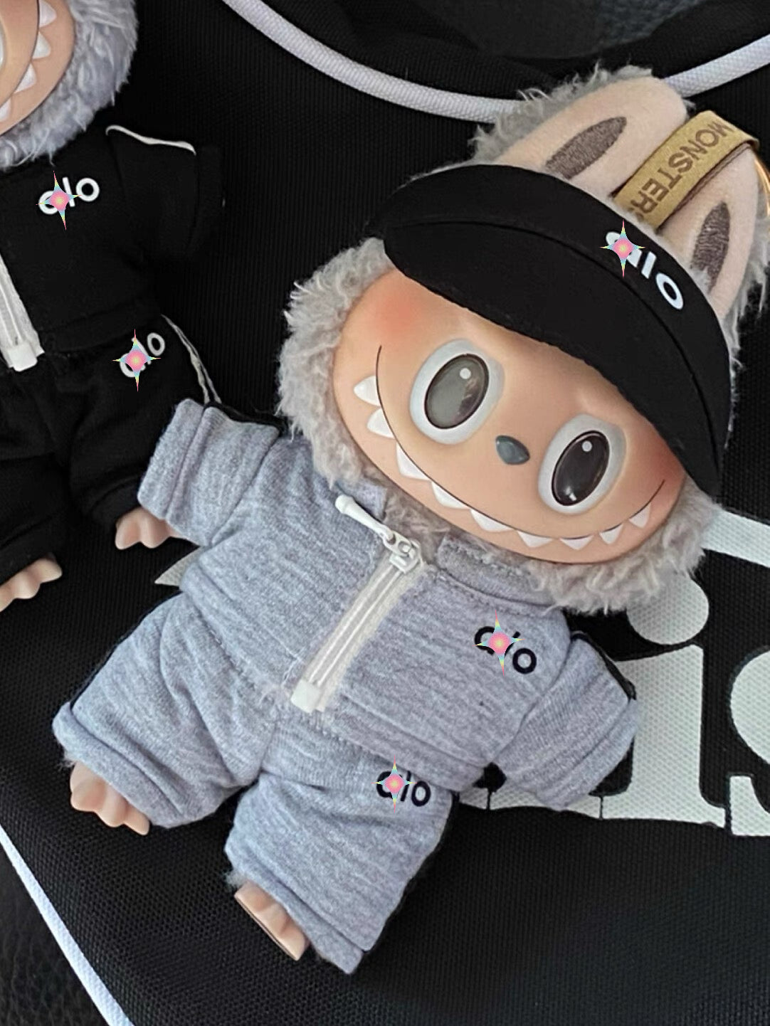 AI Sports Outfit Set for Labubu 1st/2nd/3rd Gen - Trendy Streetwear Doll Clothes (Fits Pullip/Blythe)