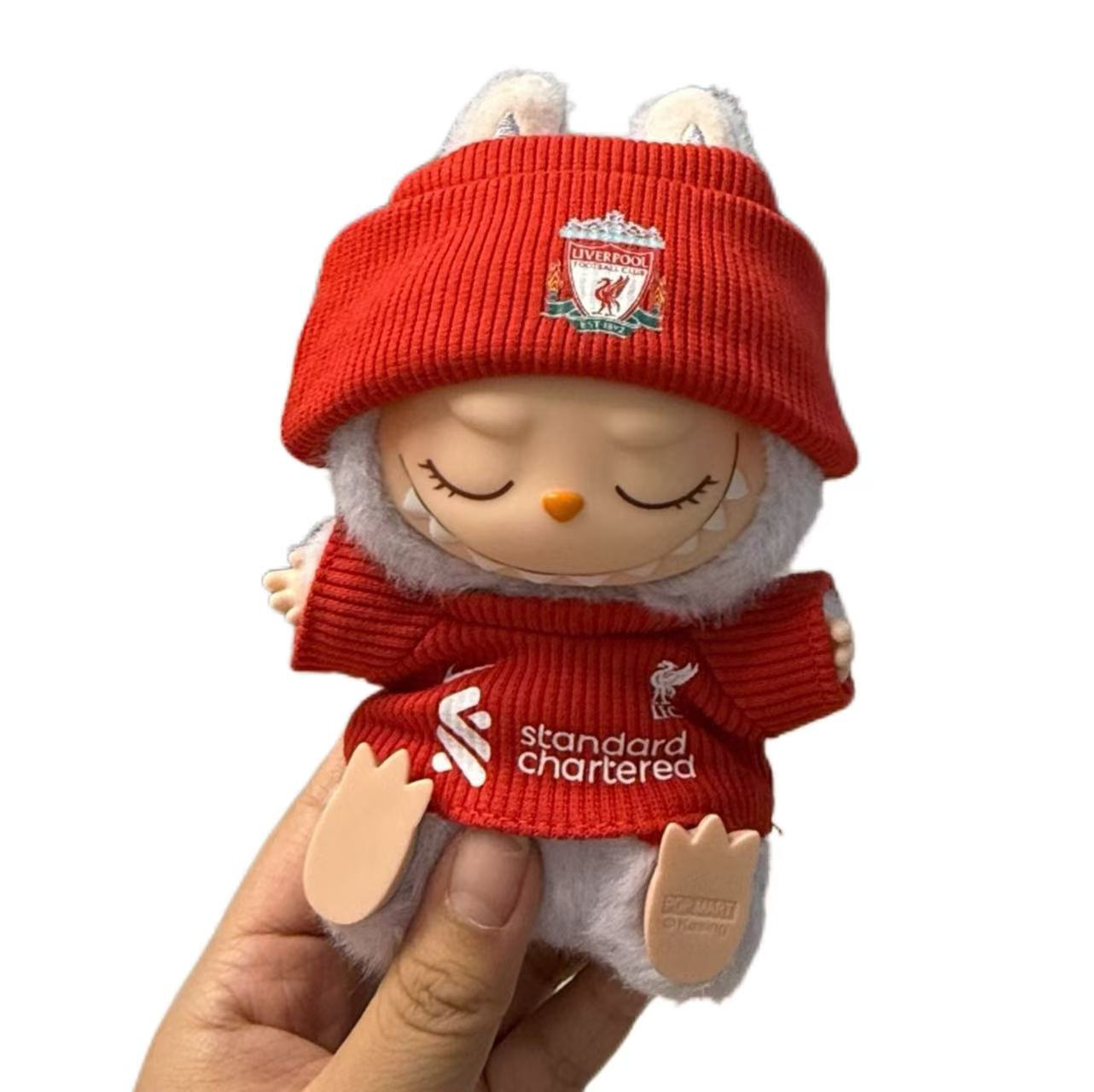 Labubu Liverpool FC red Jersey 2.0 – Player-Customizable