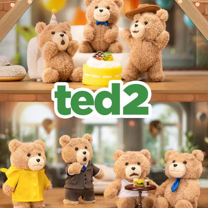 Ted2 Teddy Bear Action Plush Pendant Blind Boxes
