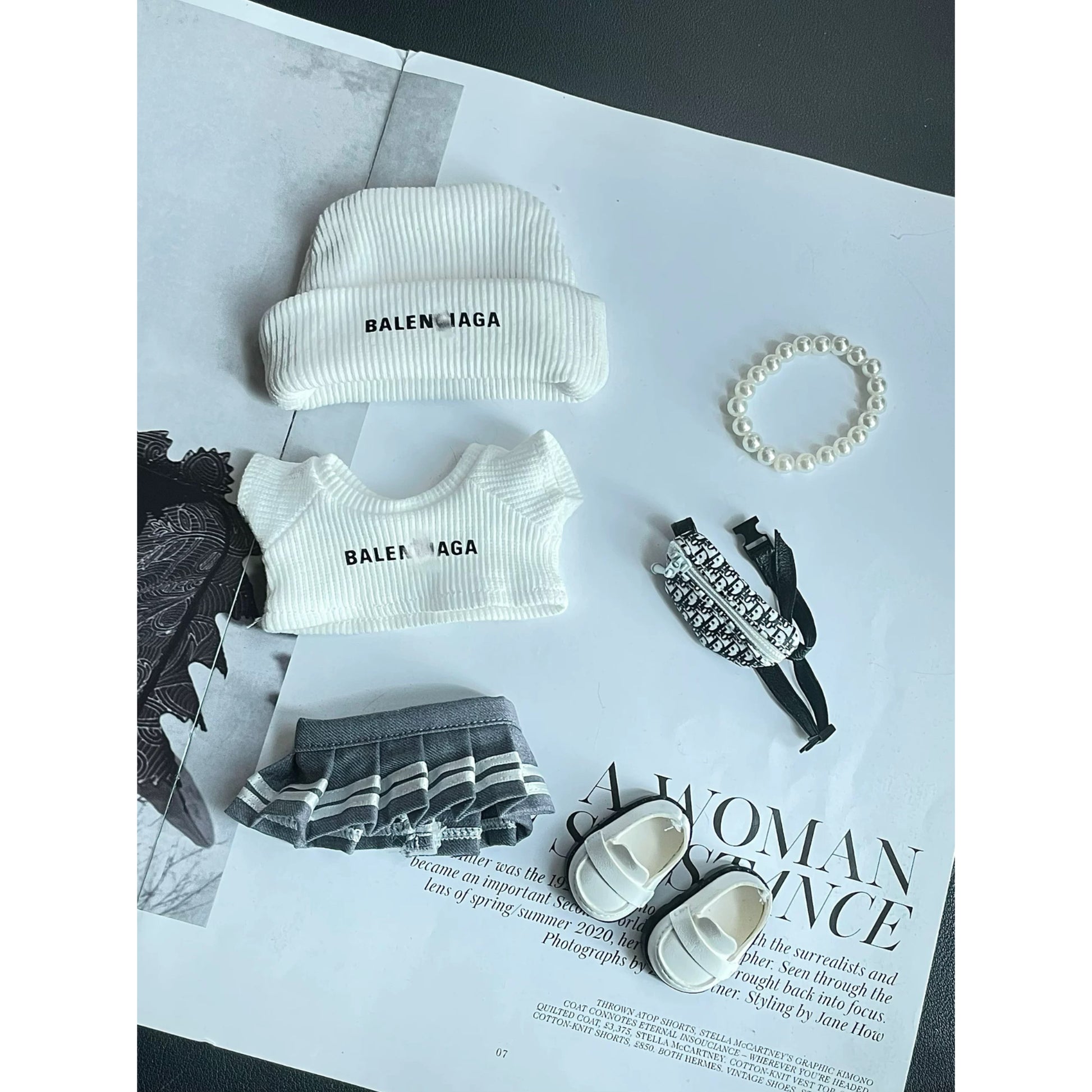 Labubu Clothes Set(NO DOLL) Balenciaga Suit Unique Style