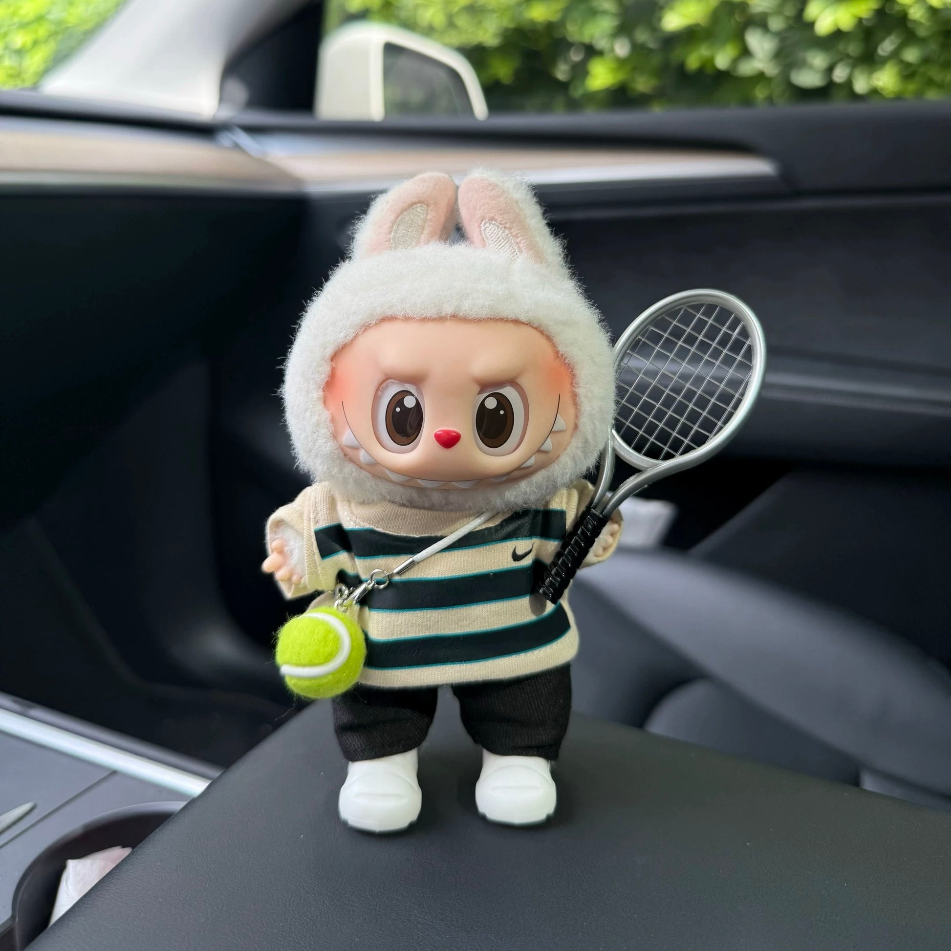 Labubu French Open Champion Alcaraz-Inspired striped Tennis Set DZQY