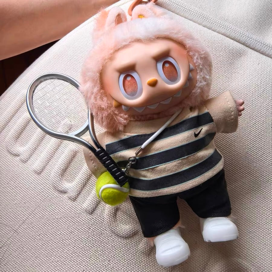 Labubu French Open Champion Alcaraz-Inspired striped Tennis Set DZQY