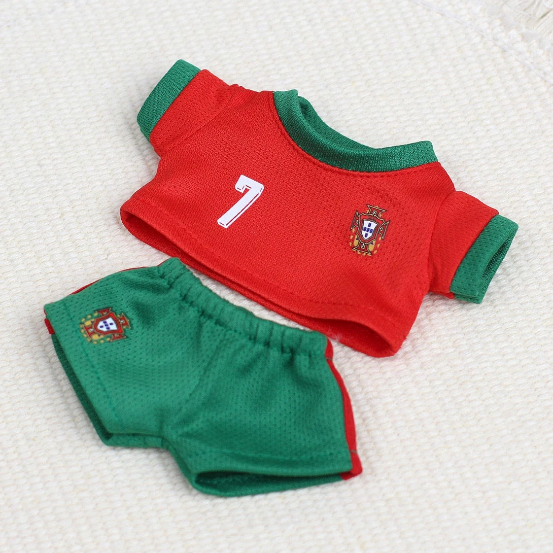 Portugal #7 Cristiano Ronaldo Labubu Jersey