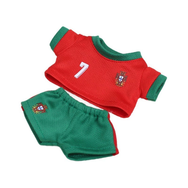 Portugal #7 Cristiano Ronaldo Labubu Jersey