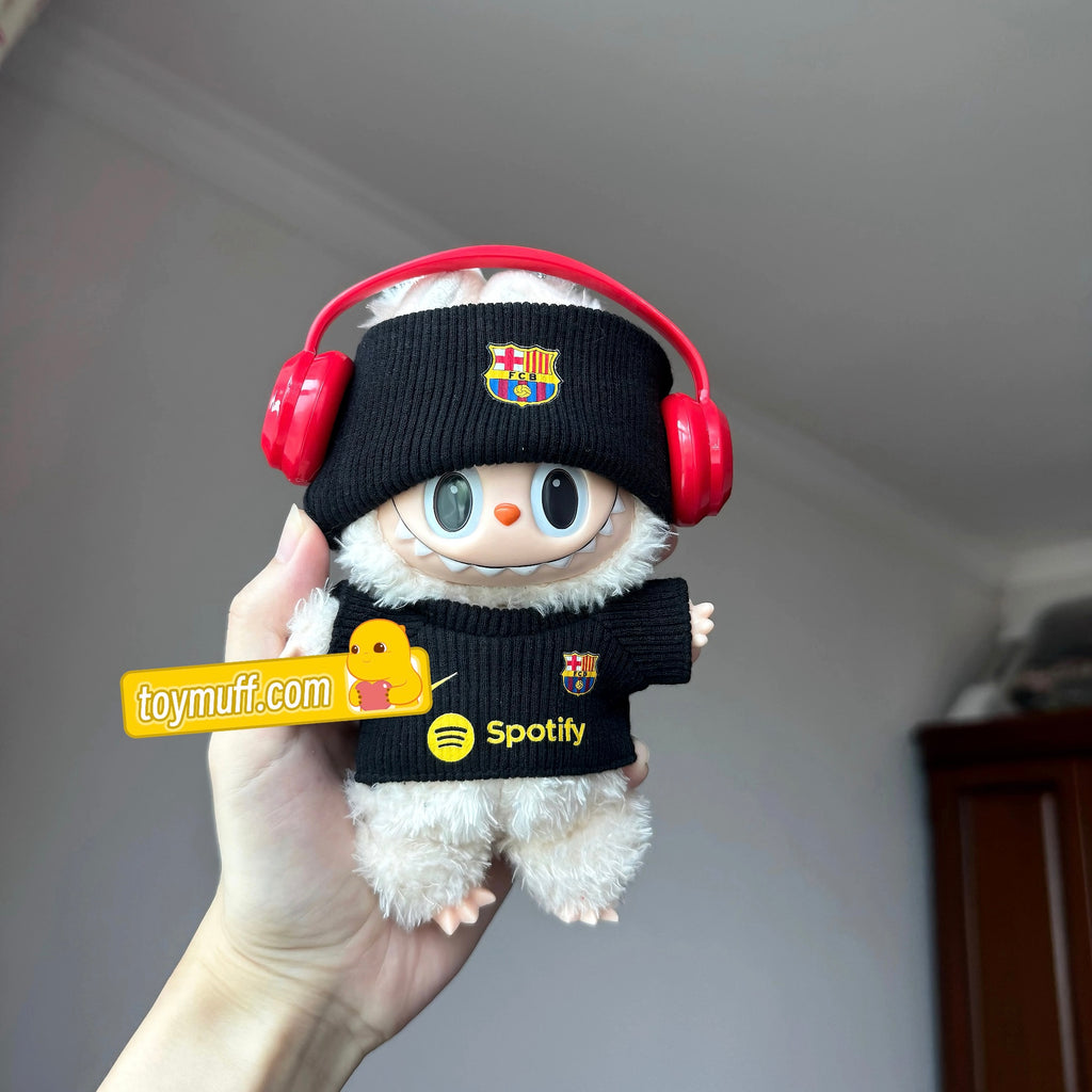 Labubu BARCELONA FC black Jersey – Player-Customizable