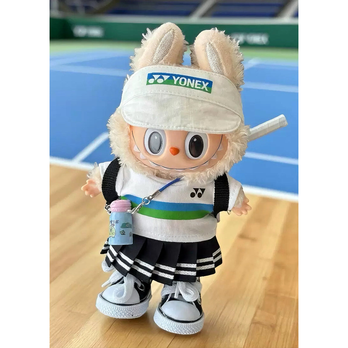 Labubu Badminton Costume Set  17cm Plush Doll Outfits