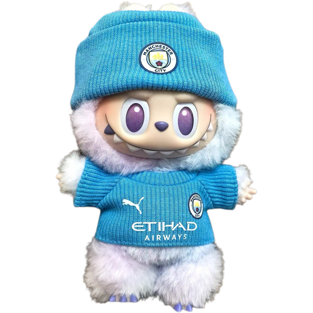Labubu Manchester City F.C. blue Jersey1.0 – Player-Customizable