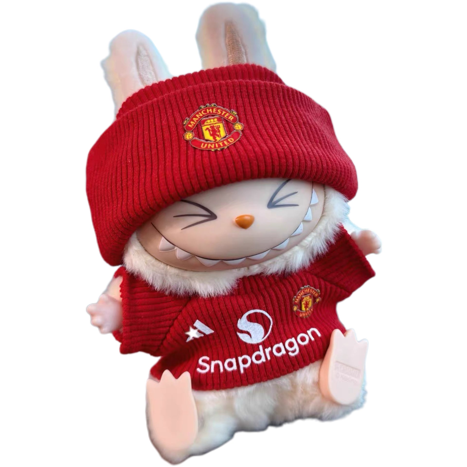 Labubu Manchester United F.C. red Jersey – Player-Customizable