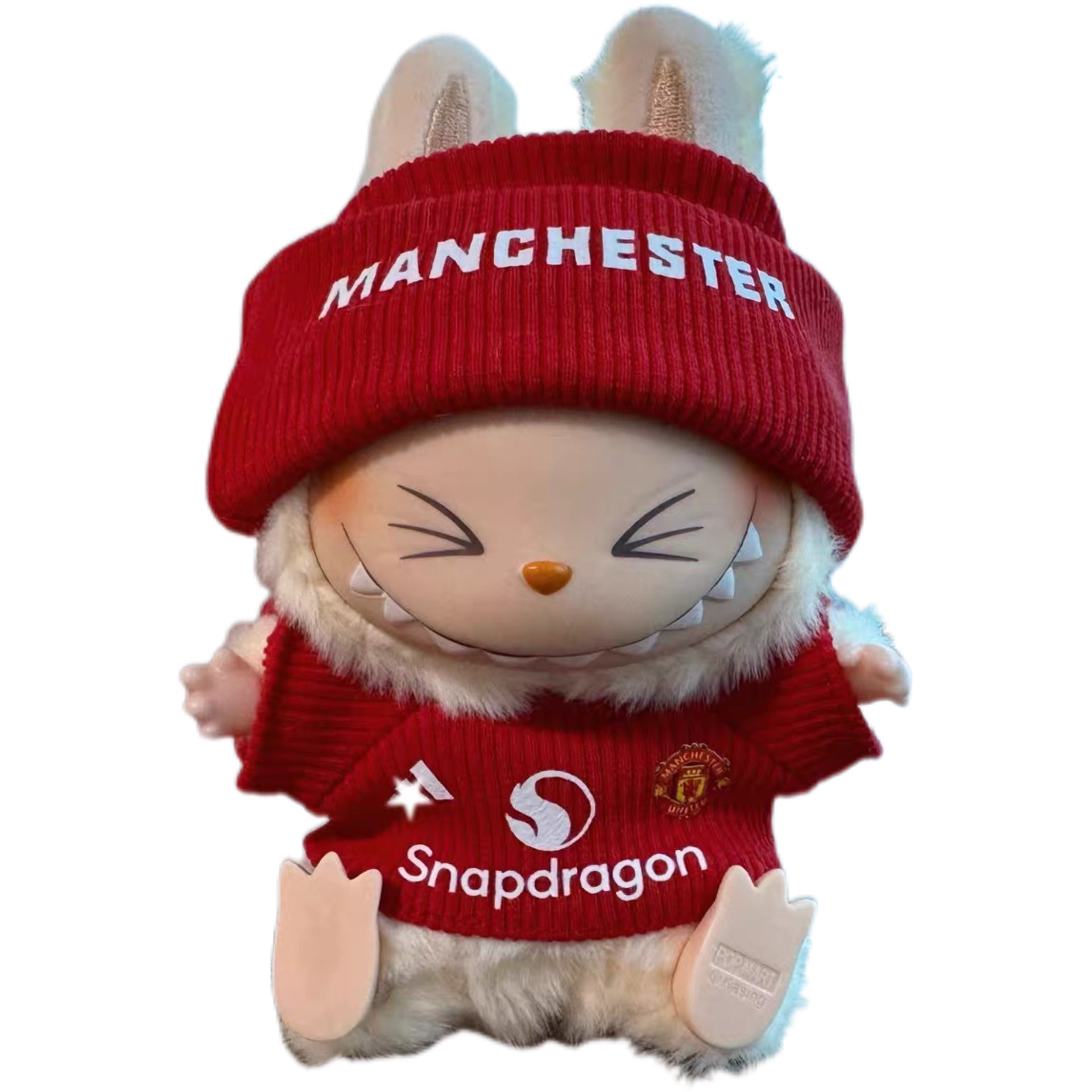 Labubu Manchester United F.C. red Jersey – Player-Customizable