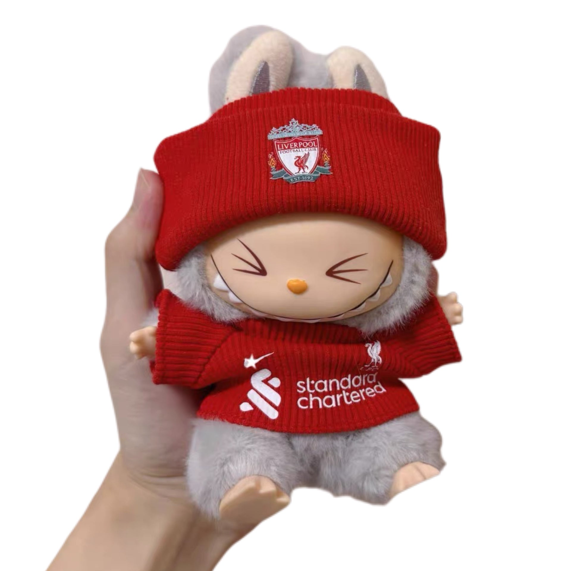 Labubu Liverpool FC red Jersey 2.0 – Player-Customizable