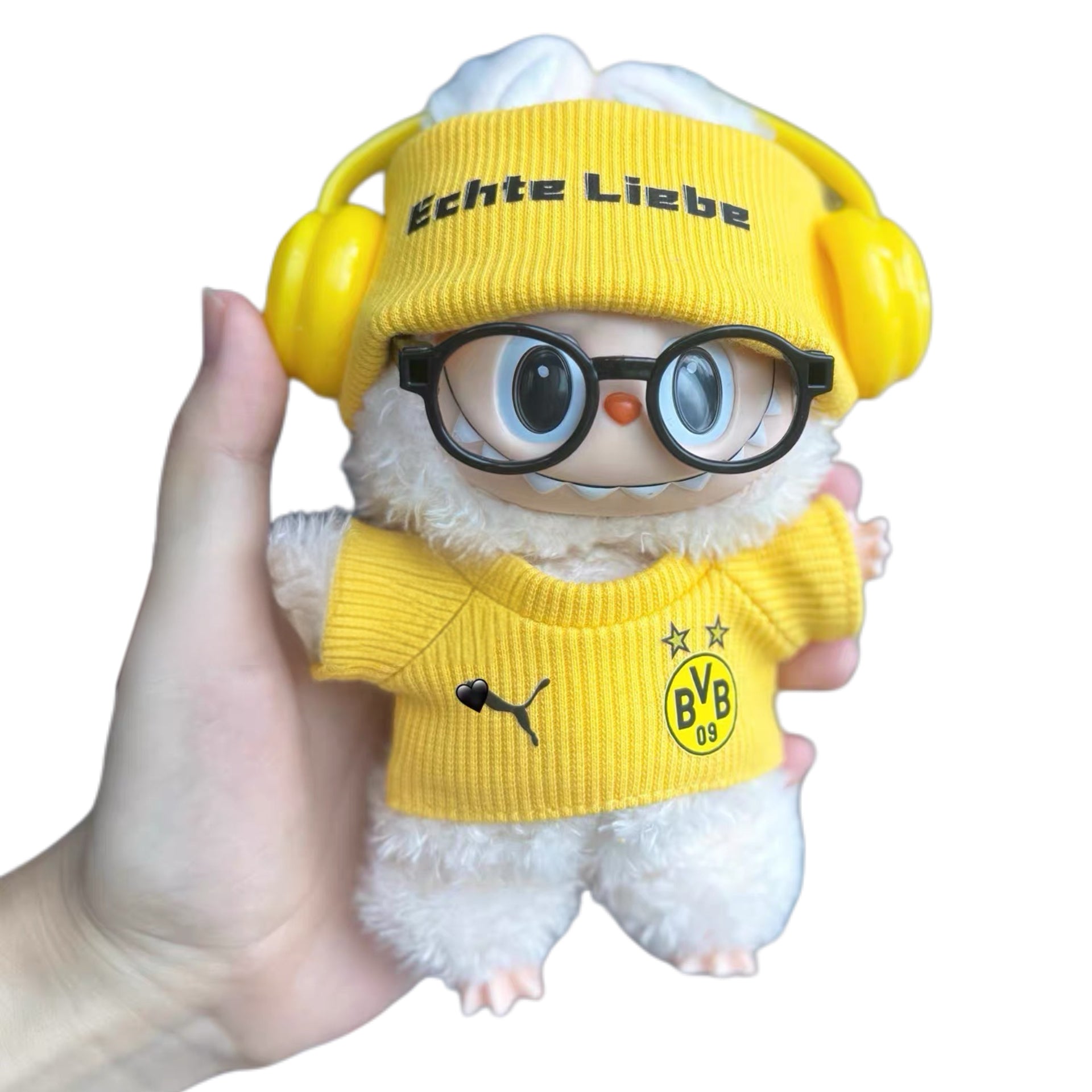 Labubu BVB Dortmund yellow Jersey – Player-Customizable