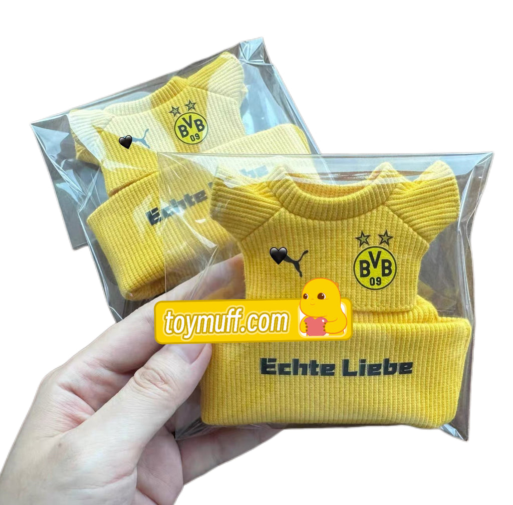 Labubu BVB Dortmund yellow Jersey – Player-Customizable