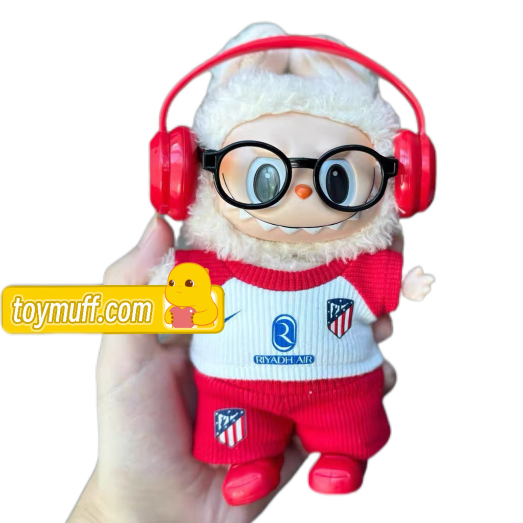 Labubu Club Atlético de Madrid red/white Jersey – Player-Customizable