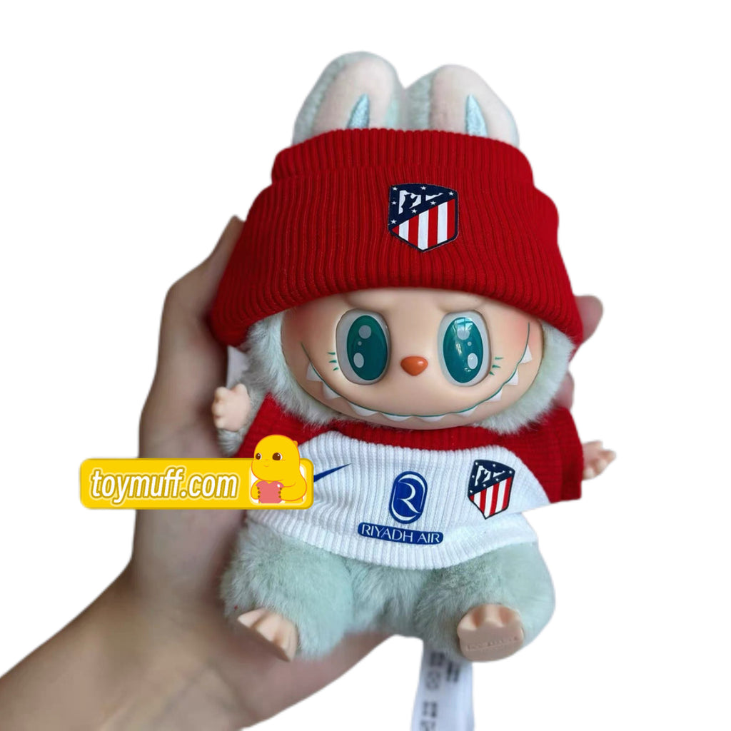 Labubu Club Atlético de Madrid red/white Jersey – Player-Customizable