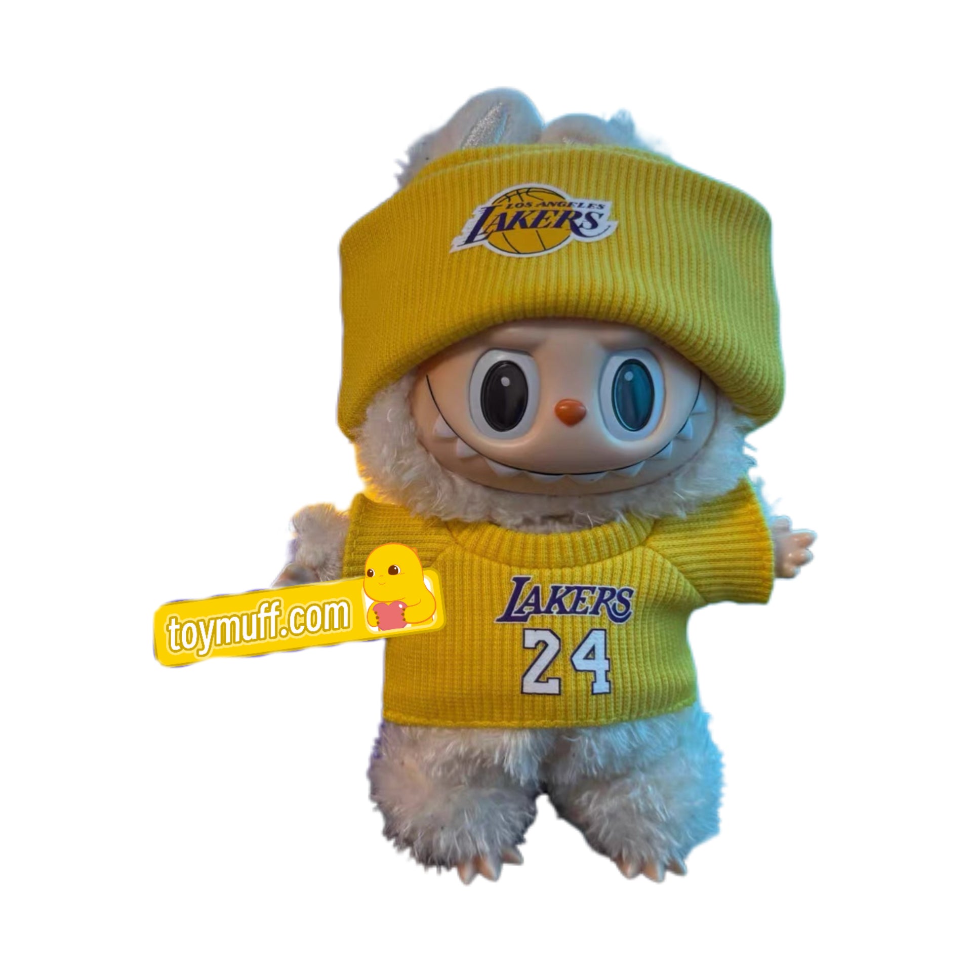 Labubu LAKERS yellow/purple Jersey Basketball