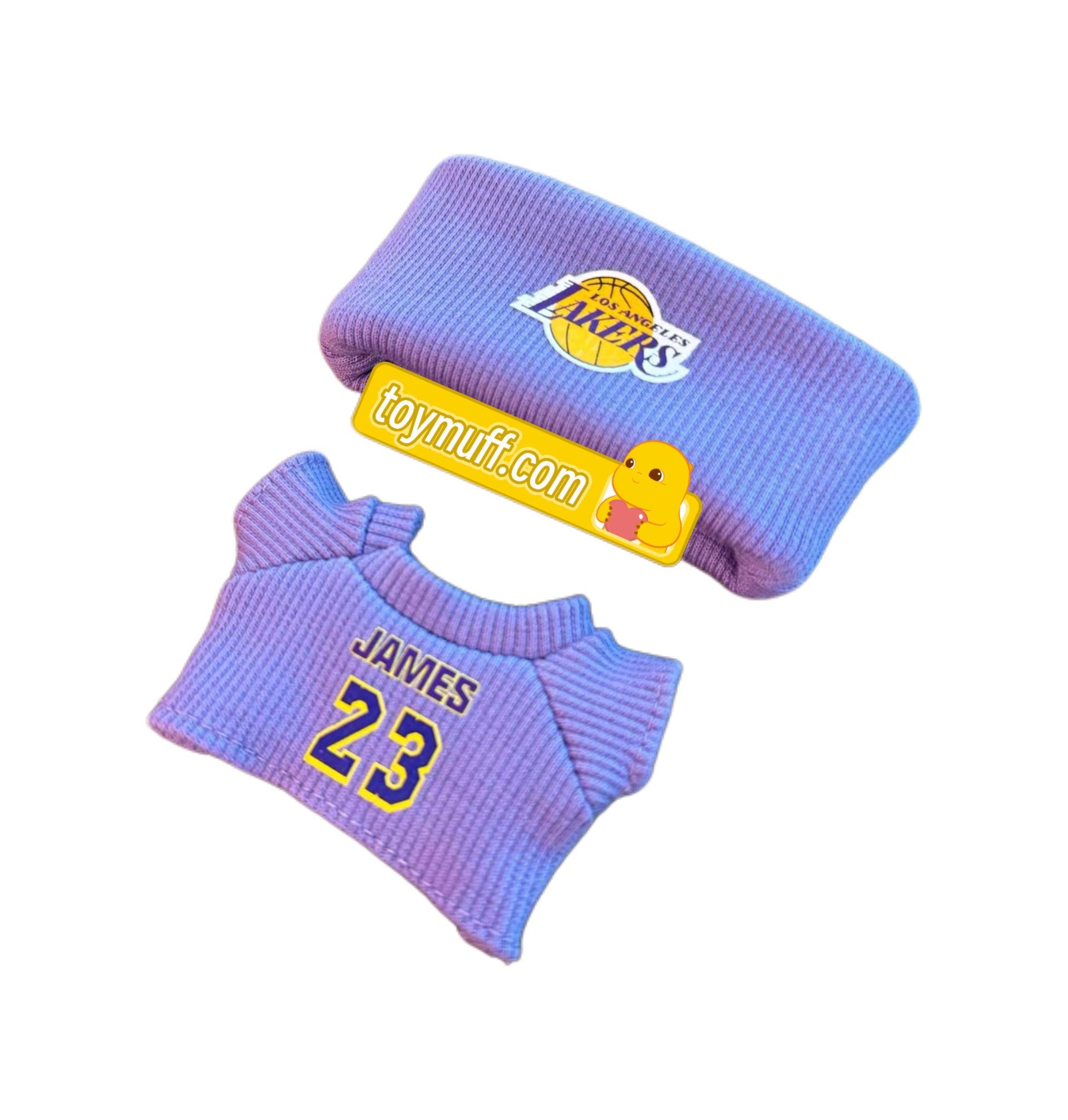 Labubu LAKERS yellow/purple Jersey Basketball