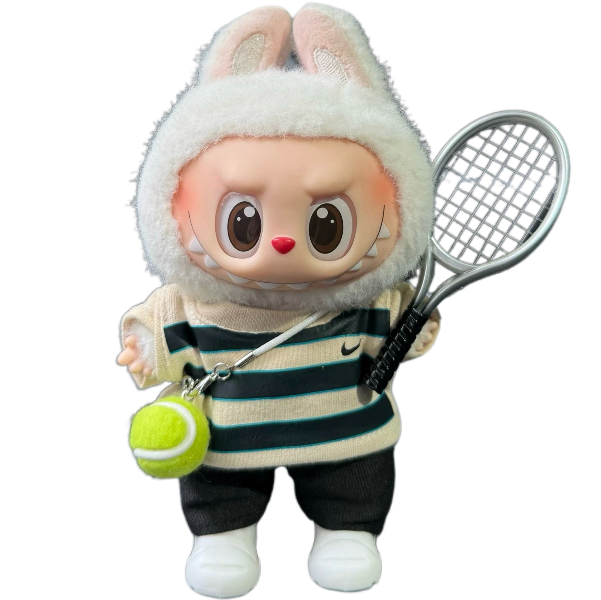 Labubu French Open Champion Alcaraz-Inspired striped Tennis Set DZQY