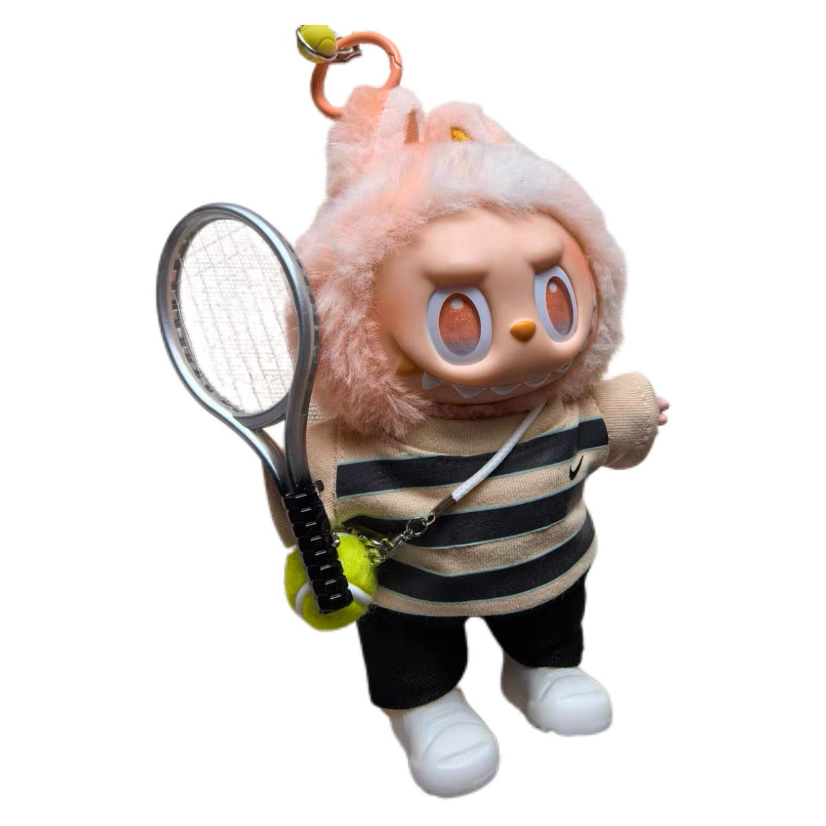 Labubu French Open Champion Alcaraz-Inspired striped Tennis Set DZQY
