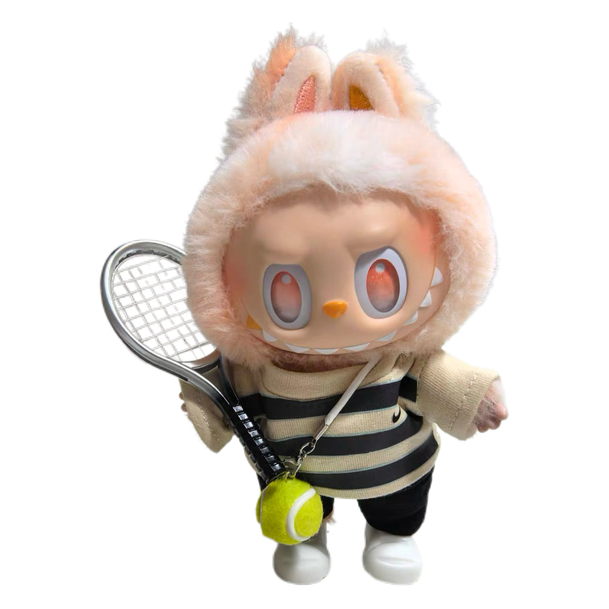 Labubu French Open Champion Alcaraz-Inspired striped Tennis Set DZQY