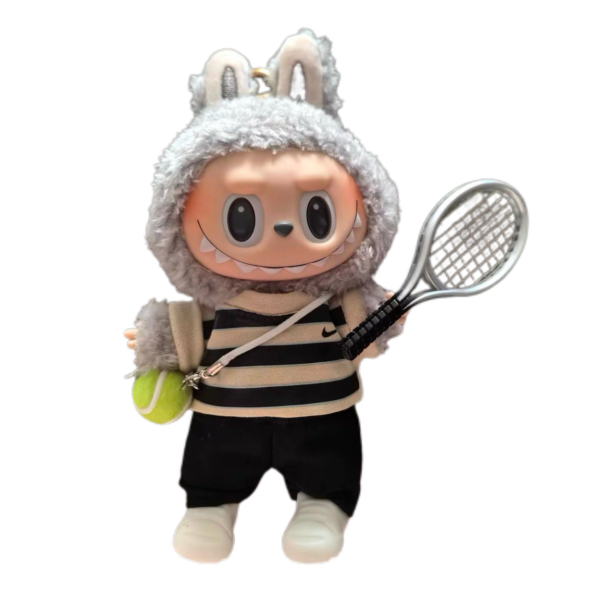 Labubu French Open Champion Alcaraz-Inspired striped Tennis Set DZQY