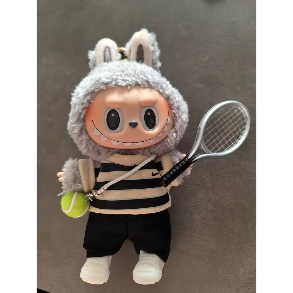 Labubu French Open Champion Alcaraz-Inspired striped Tennis Set DZQY