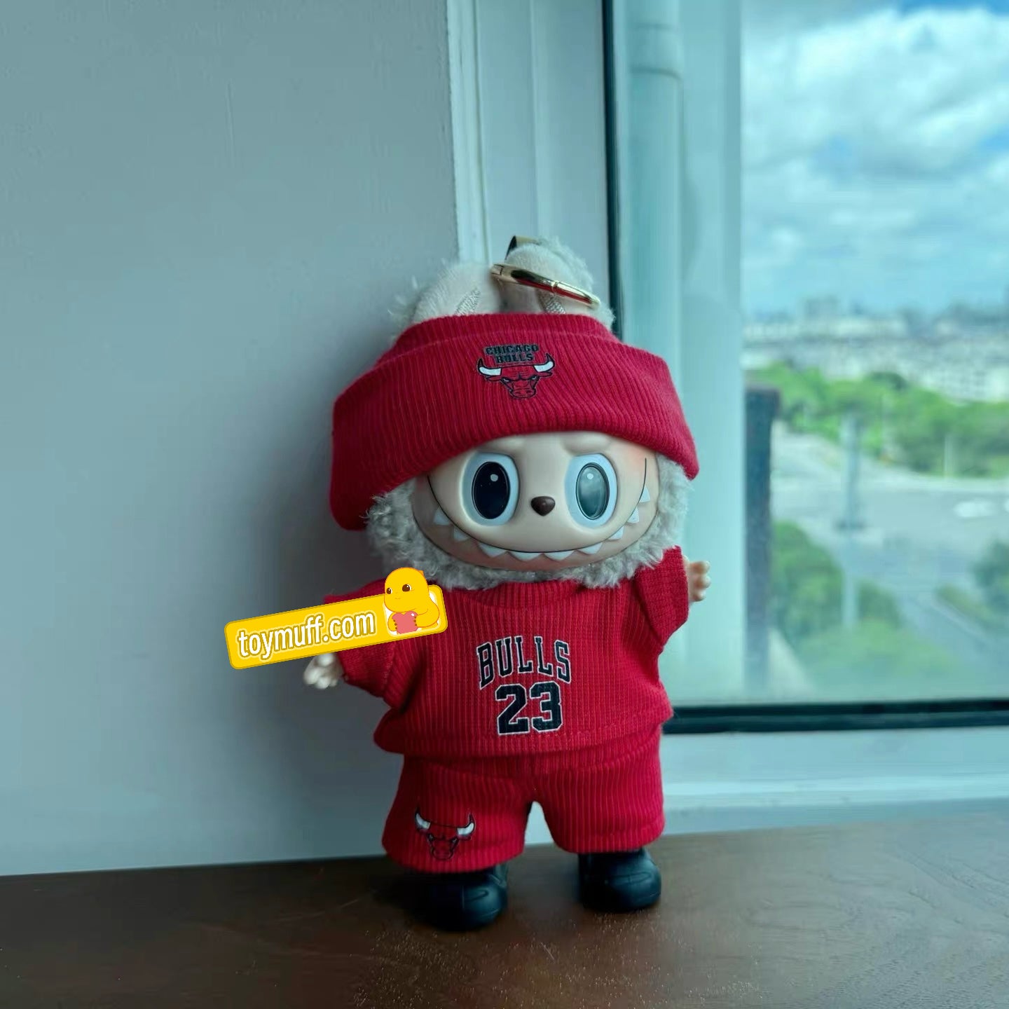 Chicago Bulls #23 Labubu Doll red Jersey
