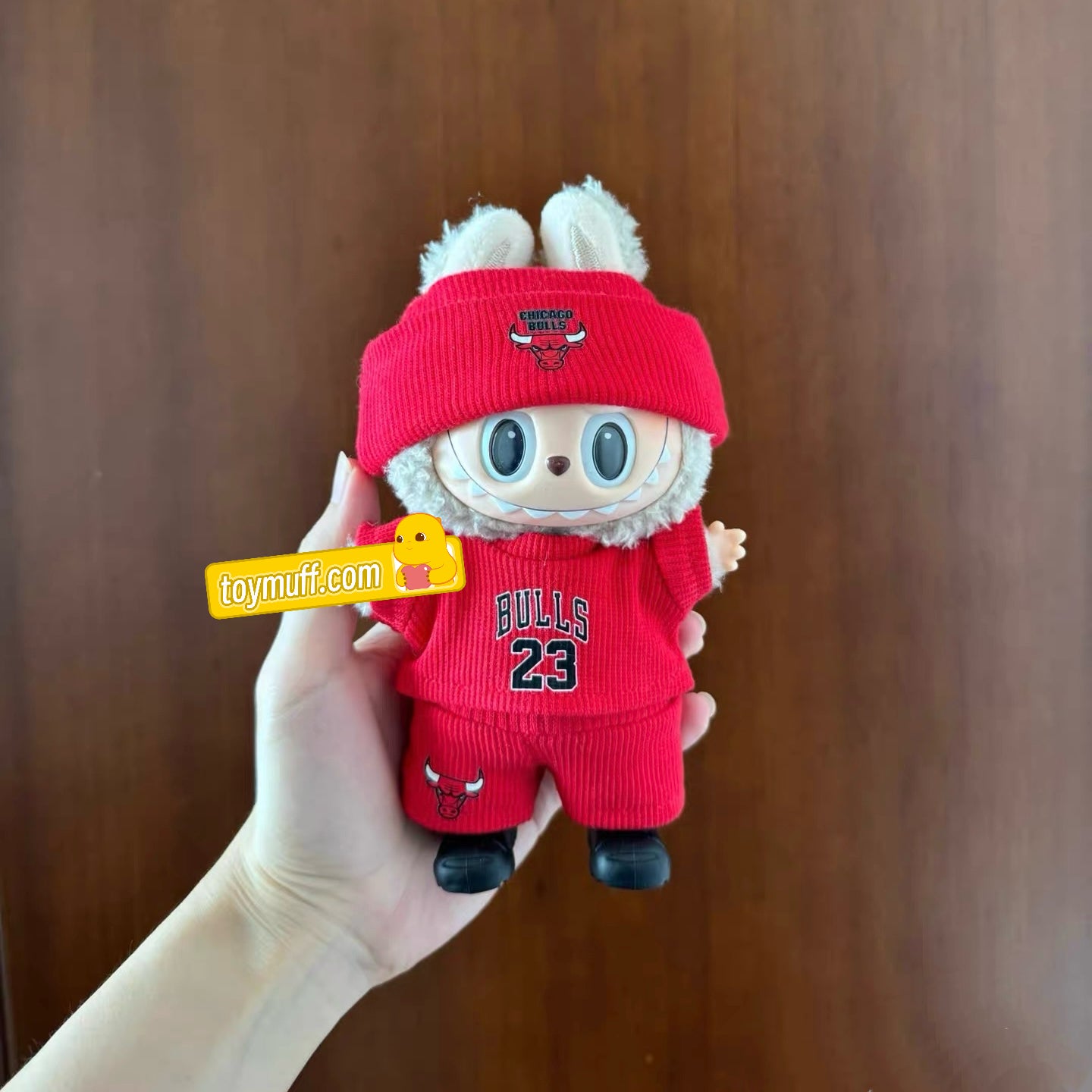 Chicago Bulls #23 Labubu Doll red Jersey