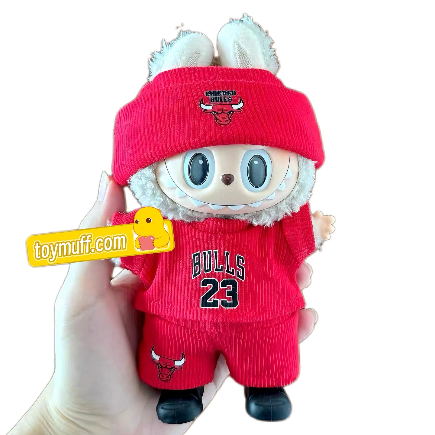 Chicago Bulls #23 Labubu Doll red Jersey
