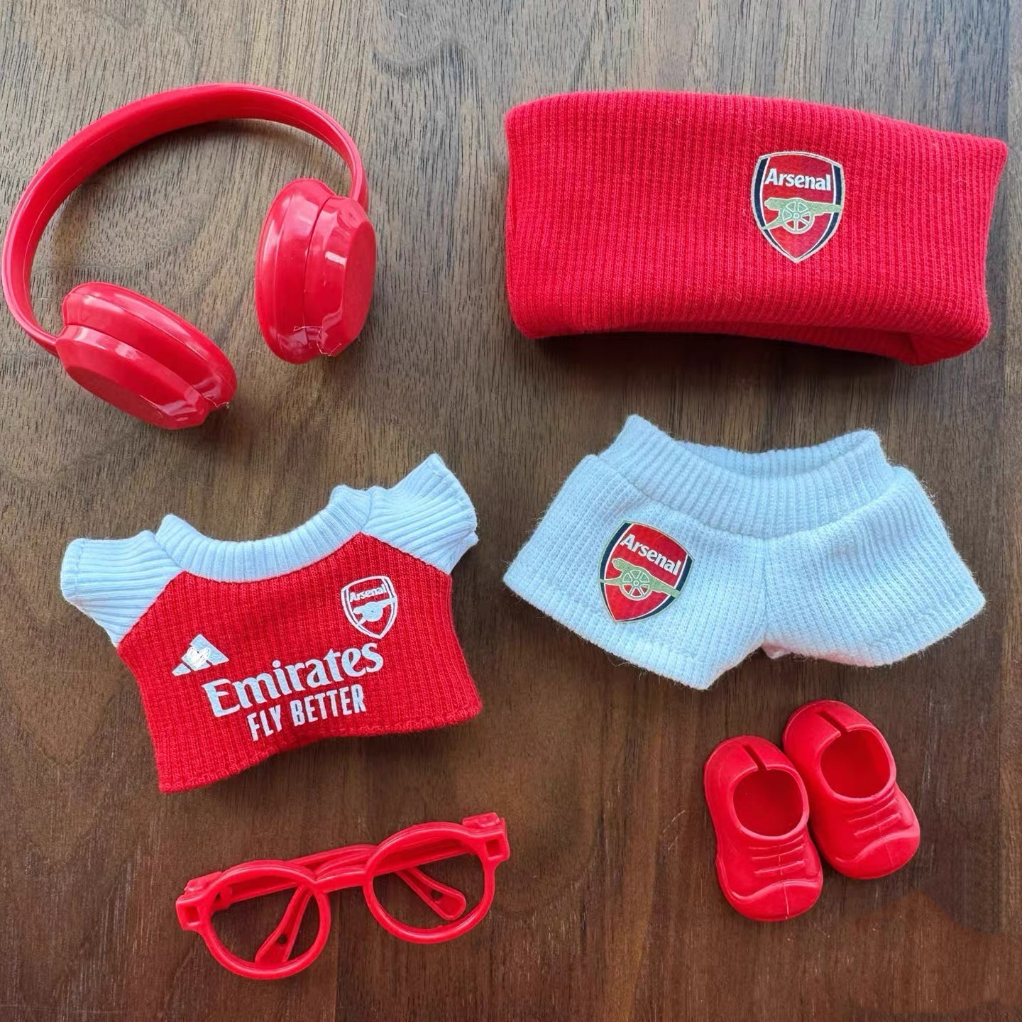 Labubu  Arsenal red/white Jersey 2.0 – Player-Customizable