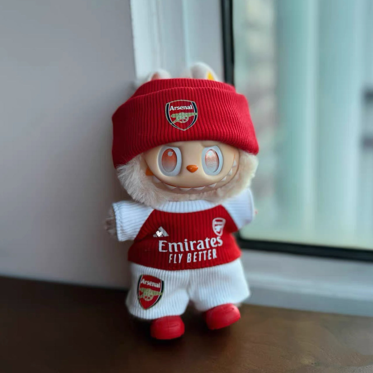 Labubu  Arsenal red/white Jersey 2.0 – Player-Customizable