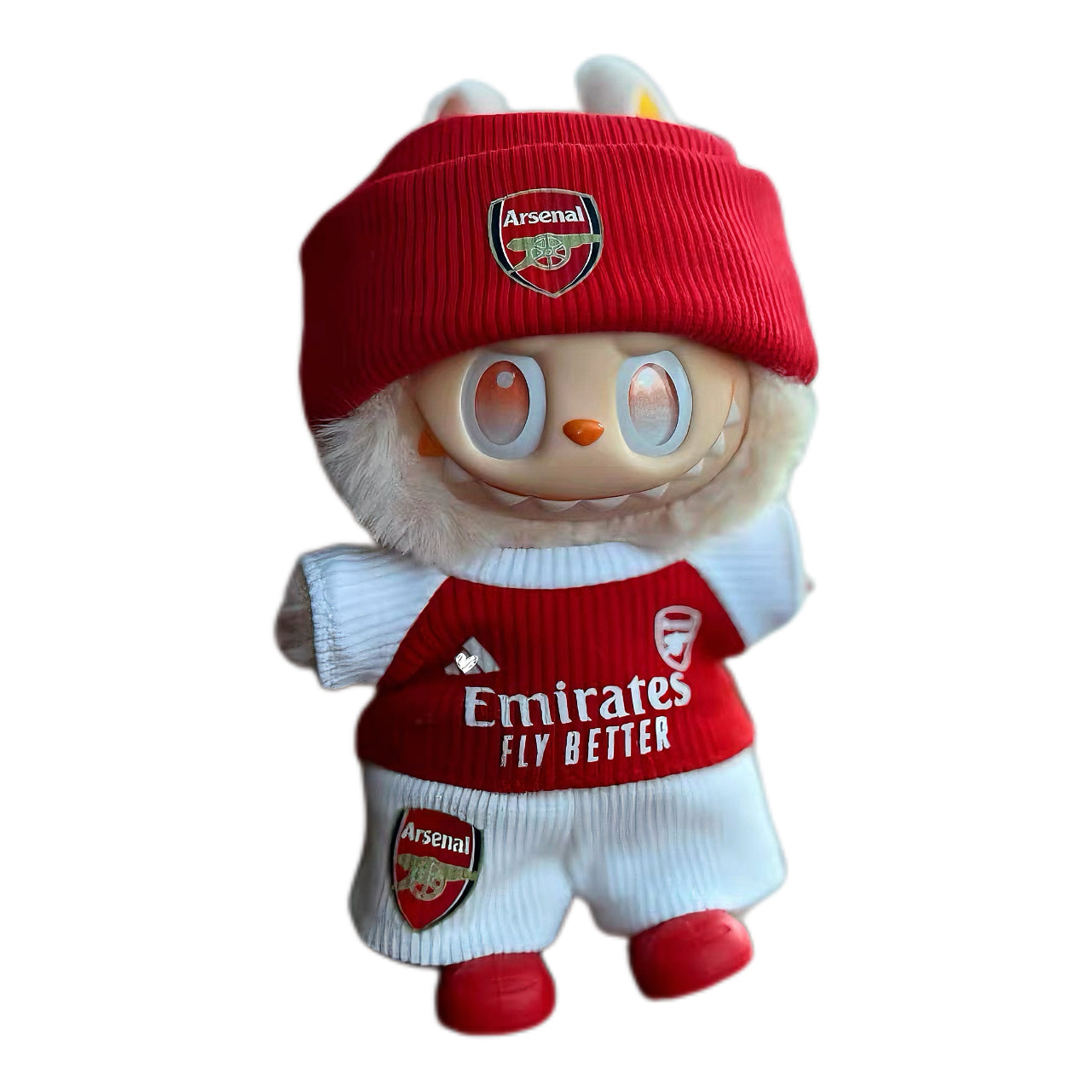 Labubu  Arsenal red/white Jersey 2.0 – Player-Customizable