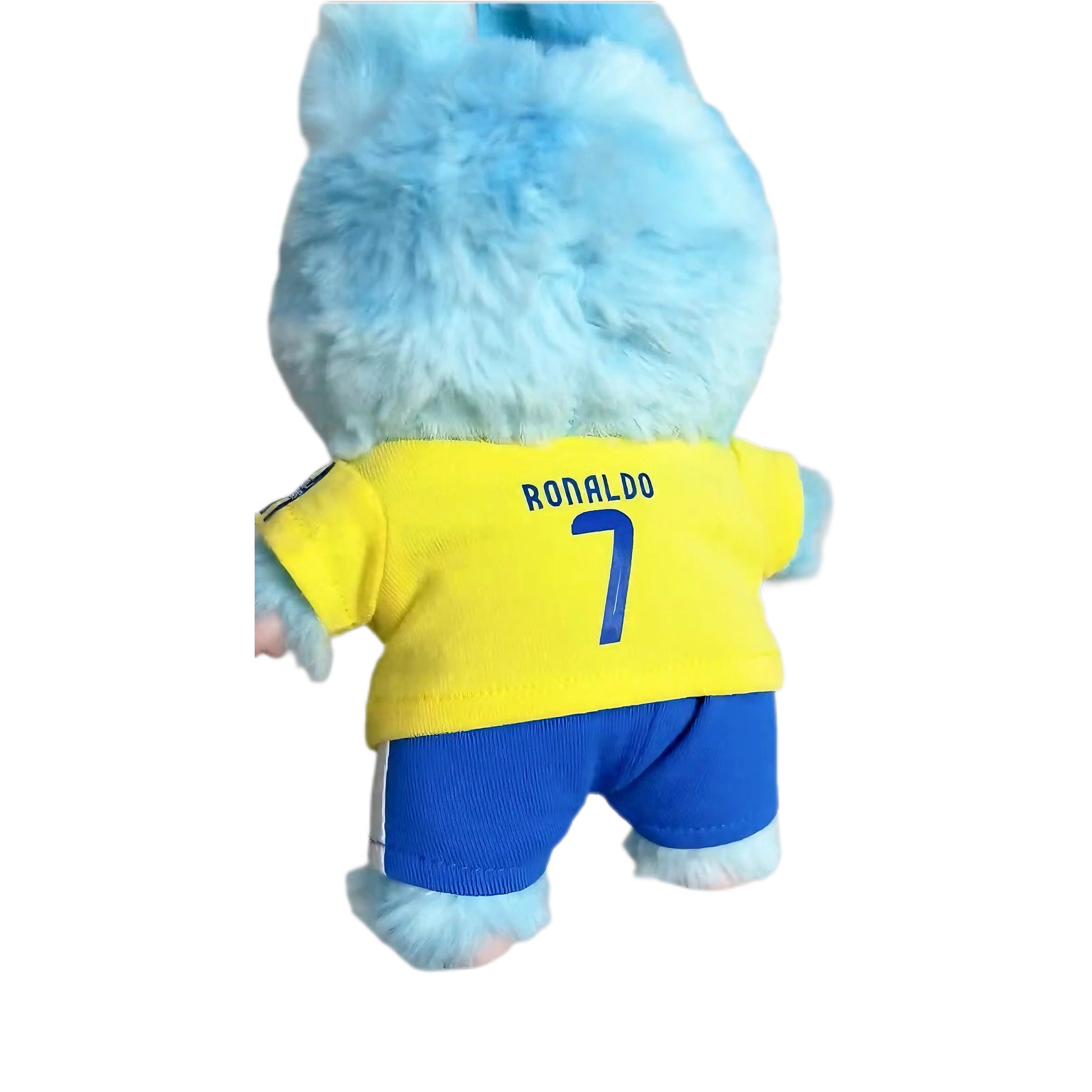 Labubu Al Nassr FC CR7 RONALDO yellow/blue Jersey – Player-Customizable