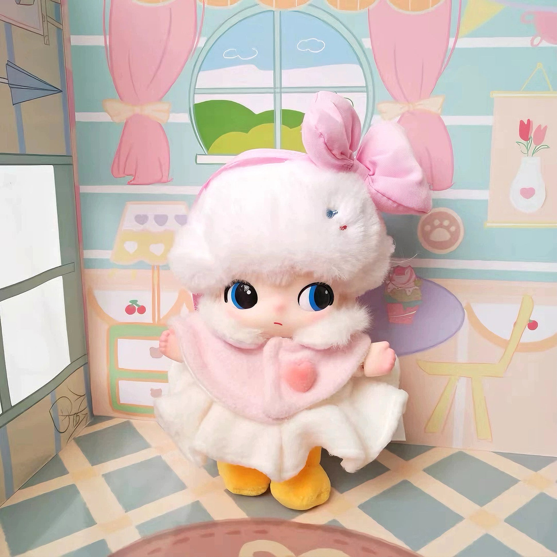 DIMOO Daisy Princess Dress & Capelet Set