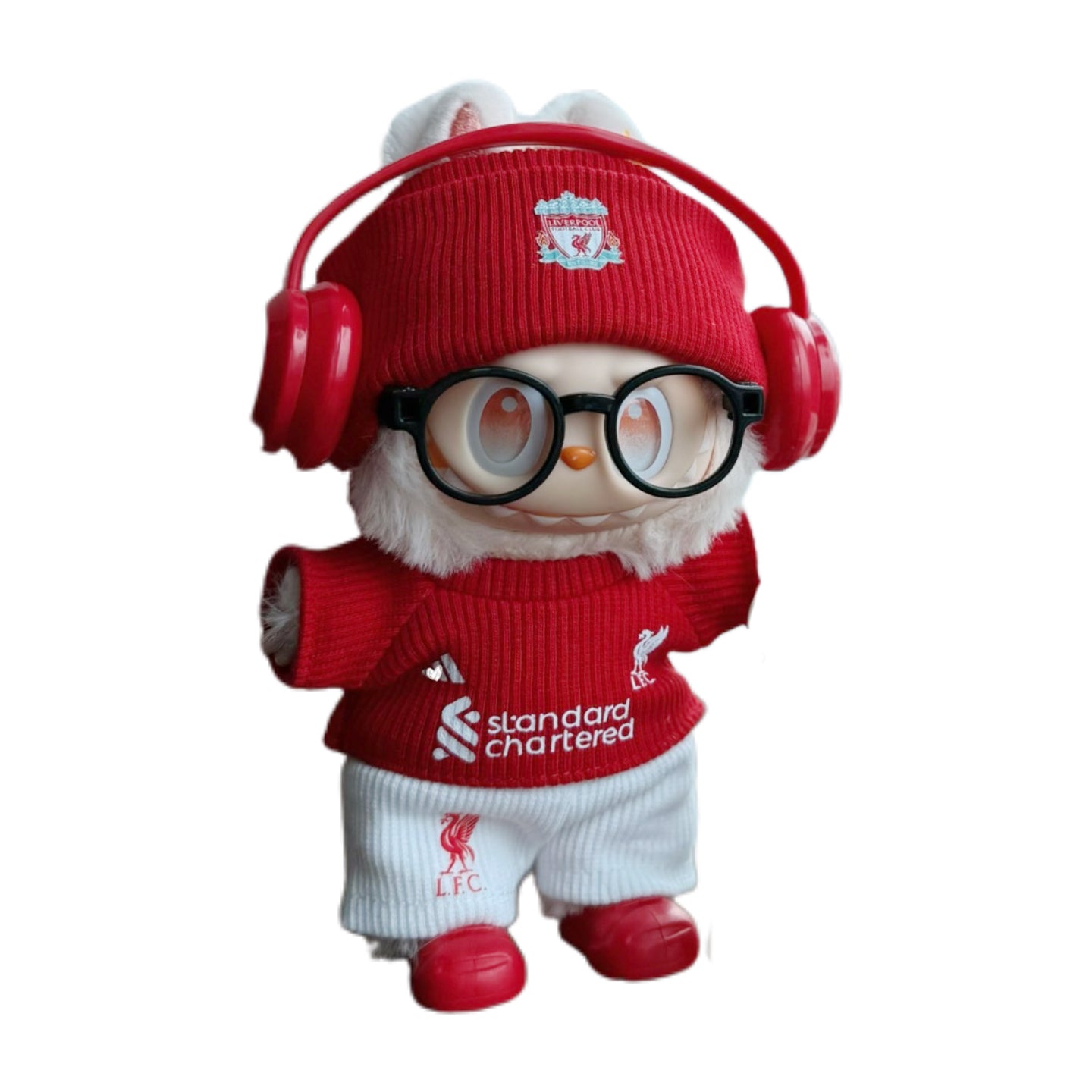Labubu Liverpool FC red Jersey 2.0 – Player-Customizable