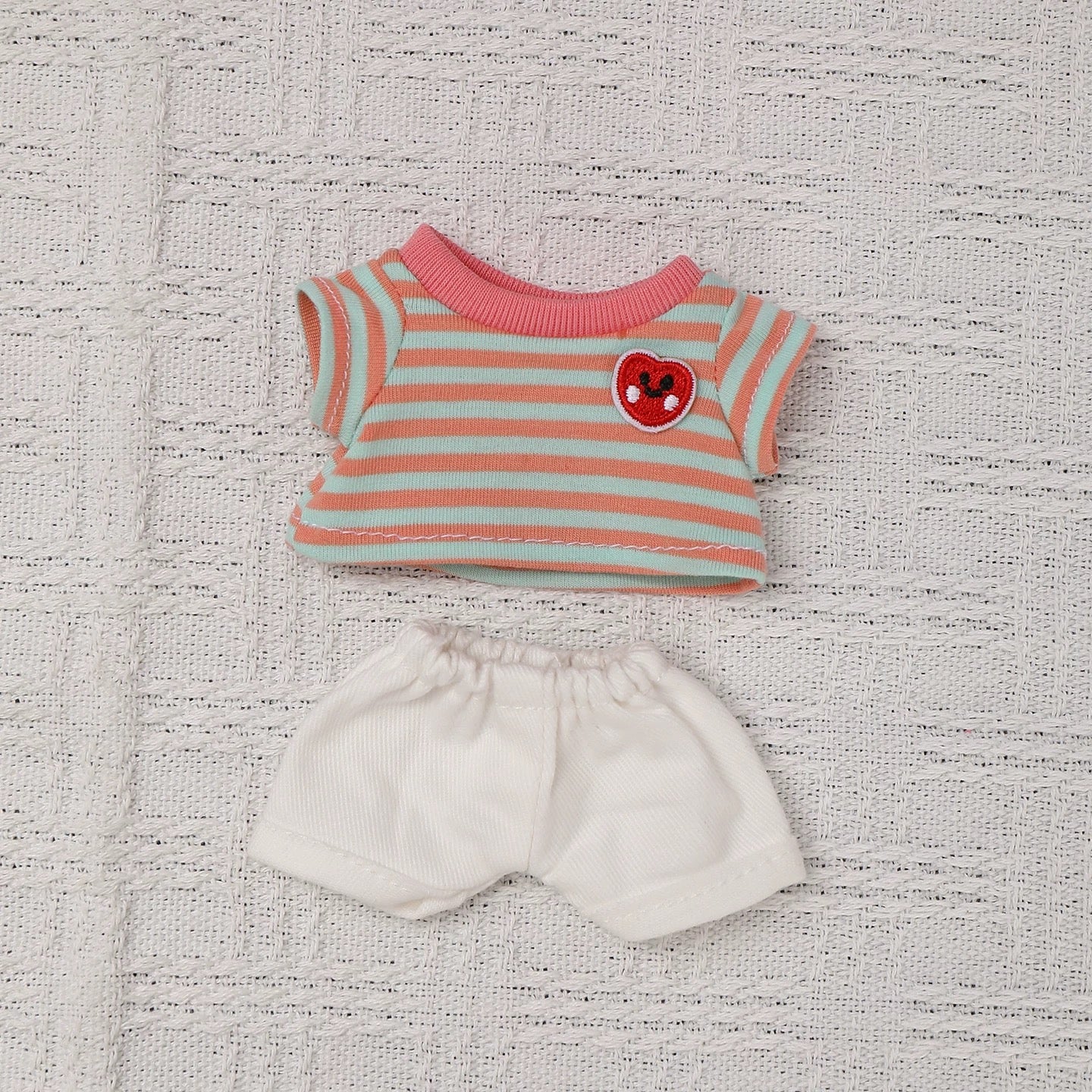 LABUBU Casual Ski Set in Green Pink Stripes- FS03