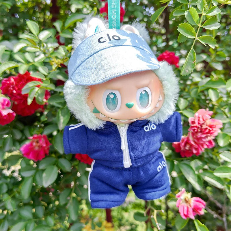 ALO 17cm Labubu Clothes Set(NO DOLL) Accessories Suit Unique Style