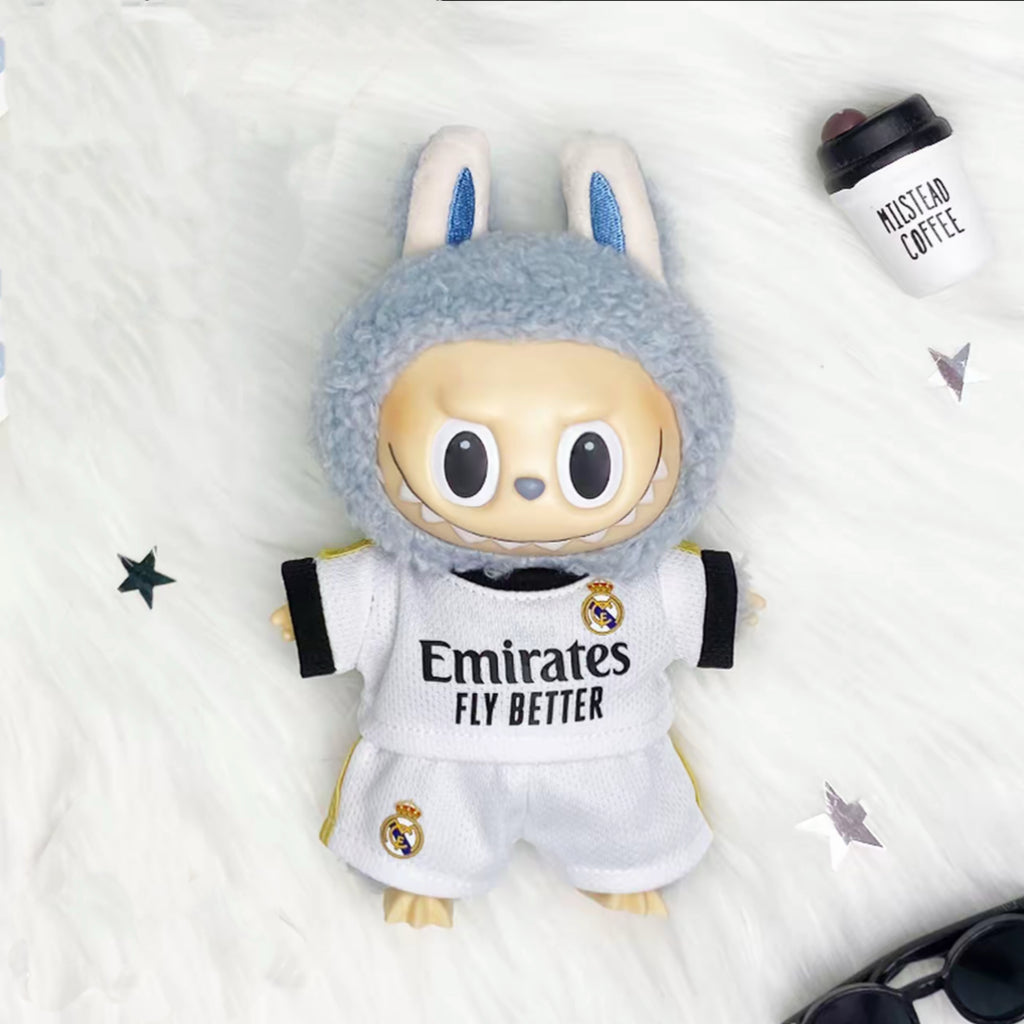Real Madrid Labubu jersey1.0 PLUSH Kit FULL Set