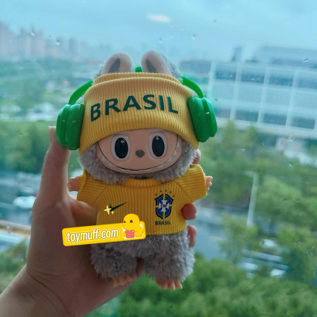 Labubu BRAZIL BRA yellow Jersey – Player-Customizable
